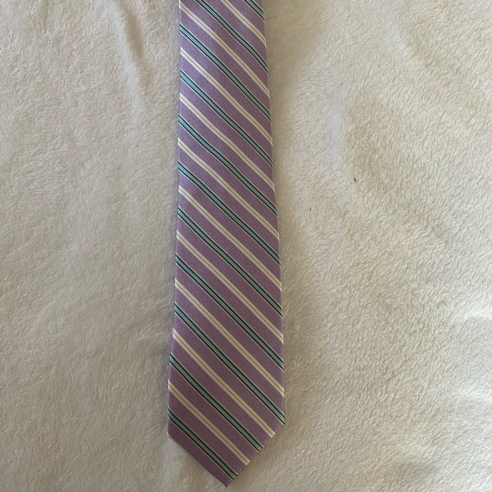 Striped tie